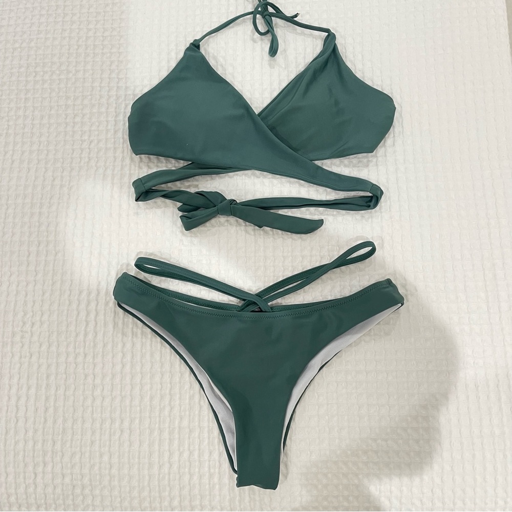 Green bikini